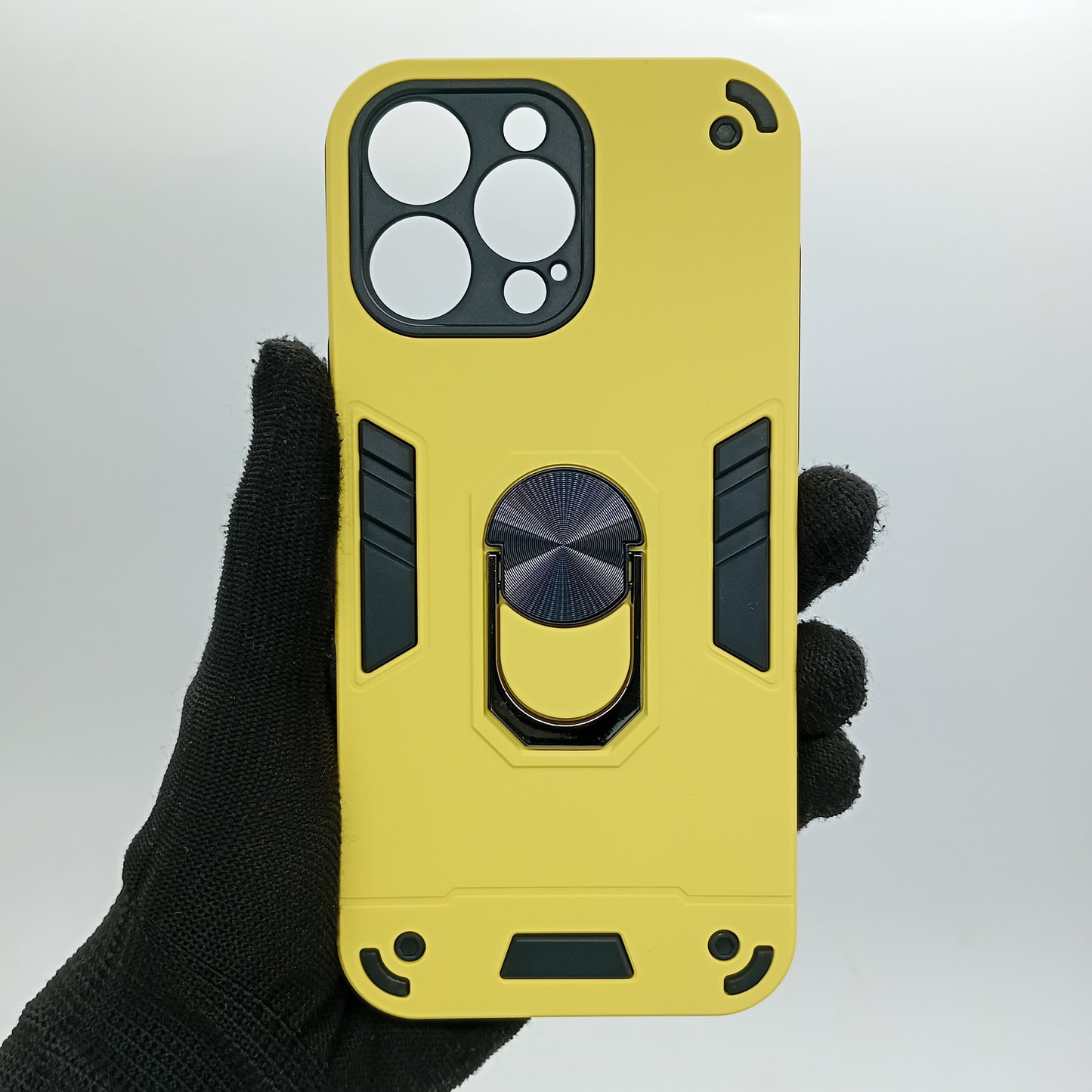 iPhone 16 Pro Max Hard PC Case with ring holder Shockproof Slim back Cover