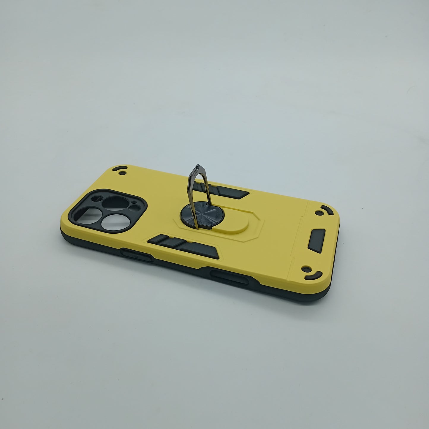 iPhone 16 Pro Max Hard PC Case with ring holder Shockproof Slim back Cover