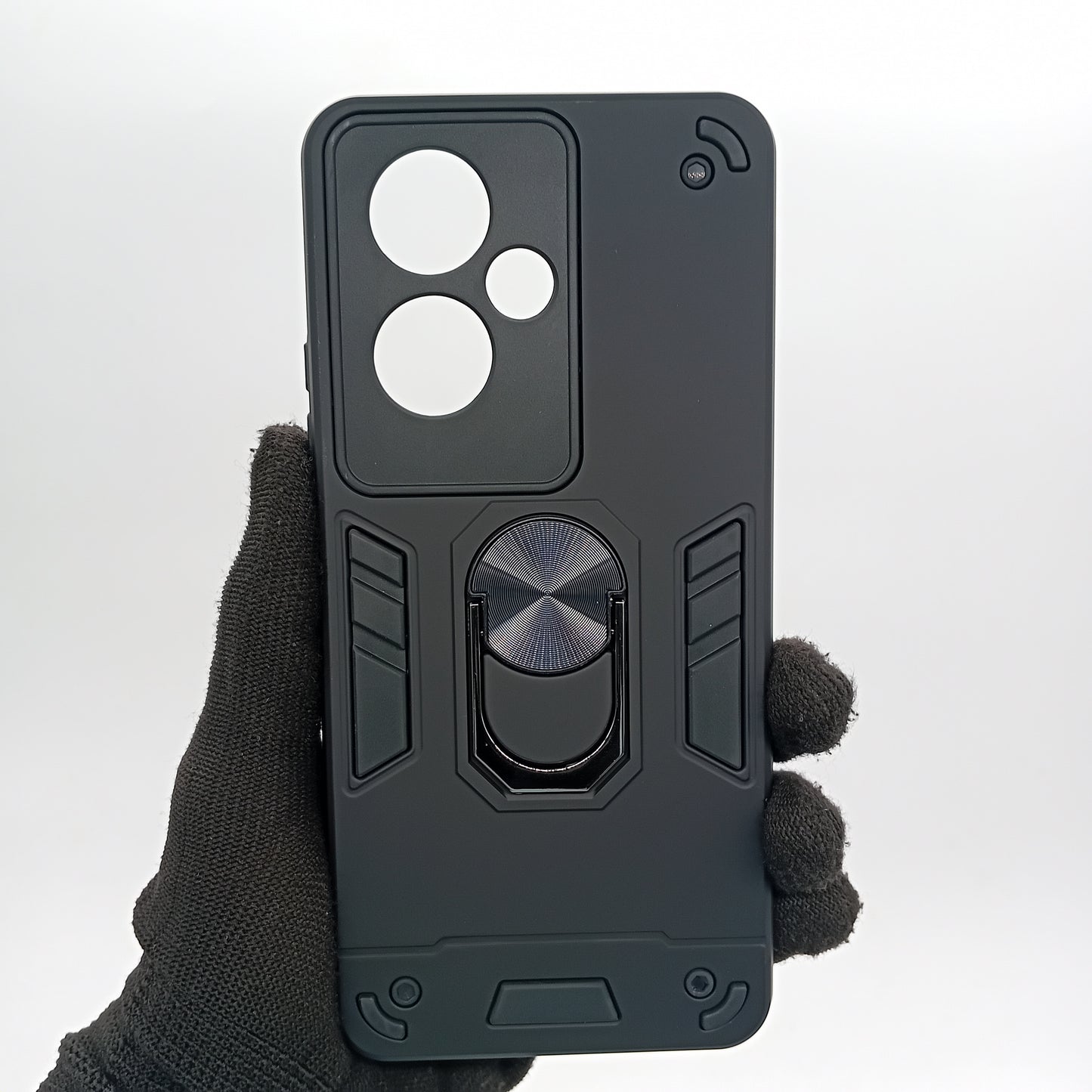 OPPO A79 Hard PC Case with ring holder Shockproof Slim back Cover