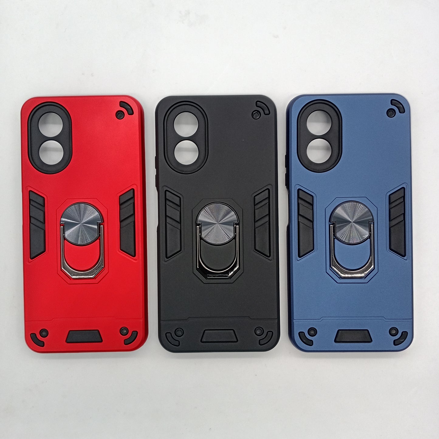 OPPO A38 Hard PC Case with ring holder Shockproof Slim back Cover