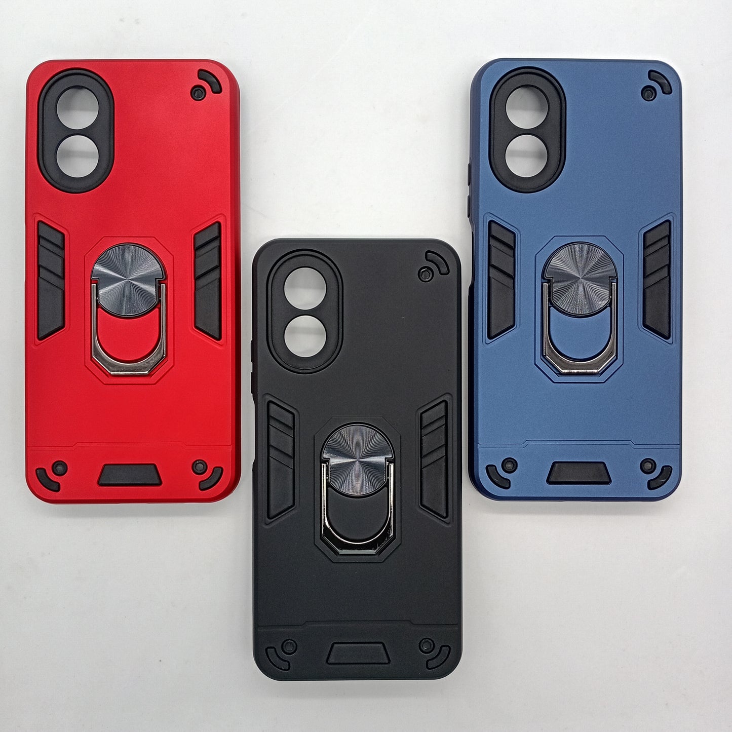 OPPO A38 Hard PC Case with ring holder Shockproof Slim back Cover