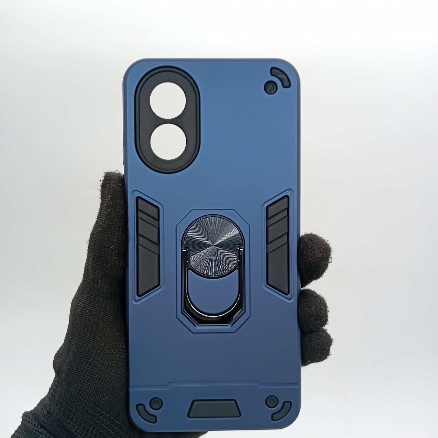 OPPO A38 Hard PC Case with ring holder Shockproof Slim back Cover