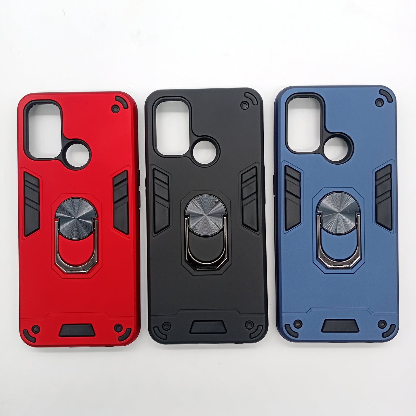 OPPO A53 Hard PC Case with ring holder Shockproof Slim back Cover