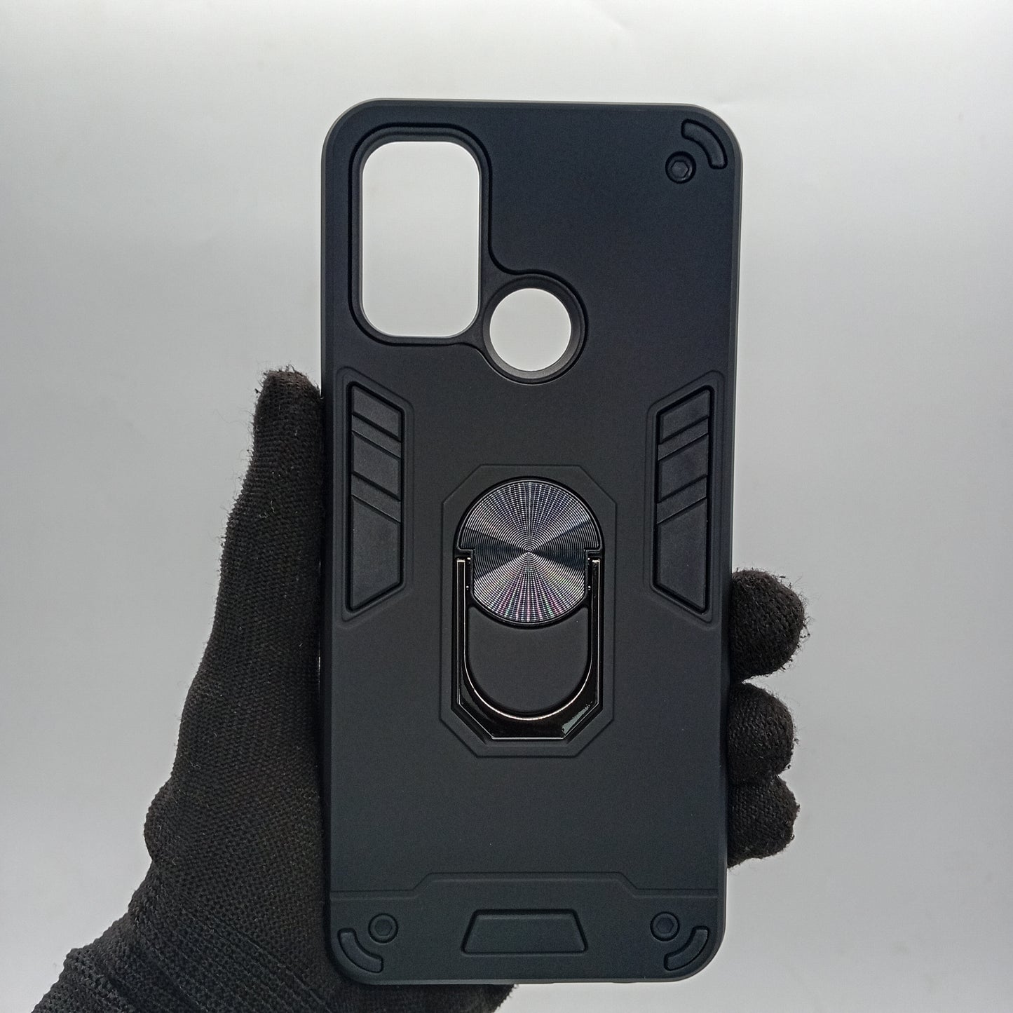 OPPO A53 Hard PC Case with ring holder Shockproof Slim back Cover