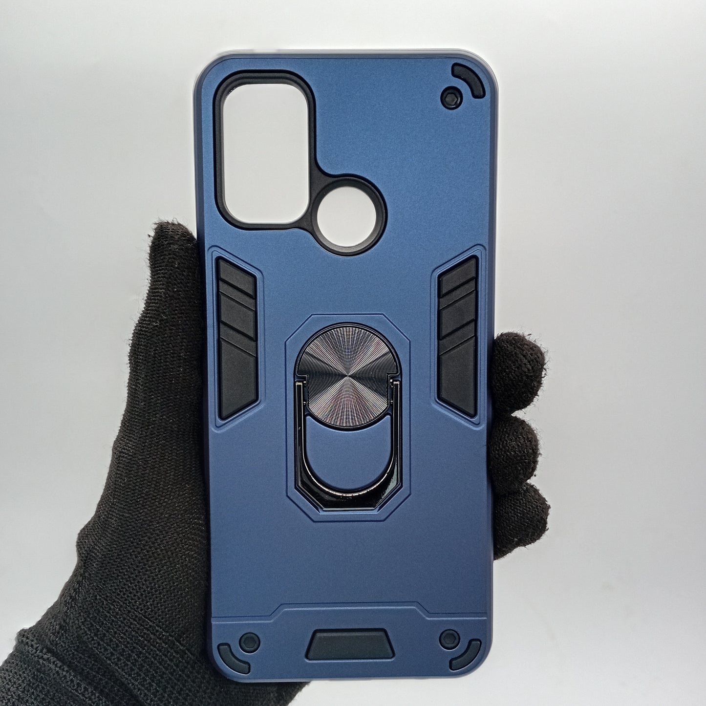 OPPO A53 Hard PC Case with ring holder Shockproof Slim back Cover