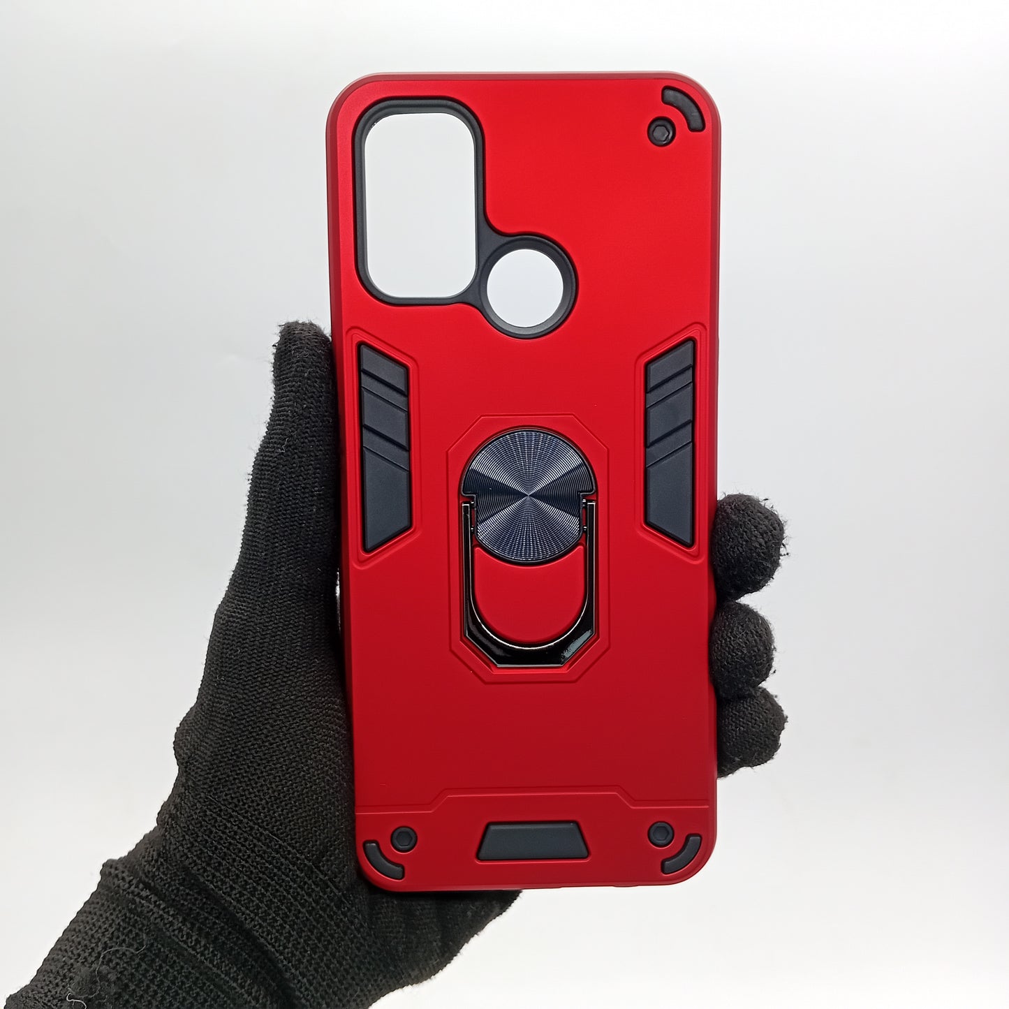 OPPO A53 Hard PC Case with ring holder Shockproof Slim back Cover