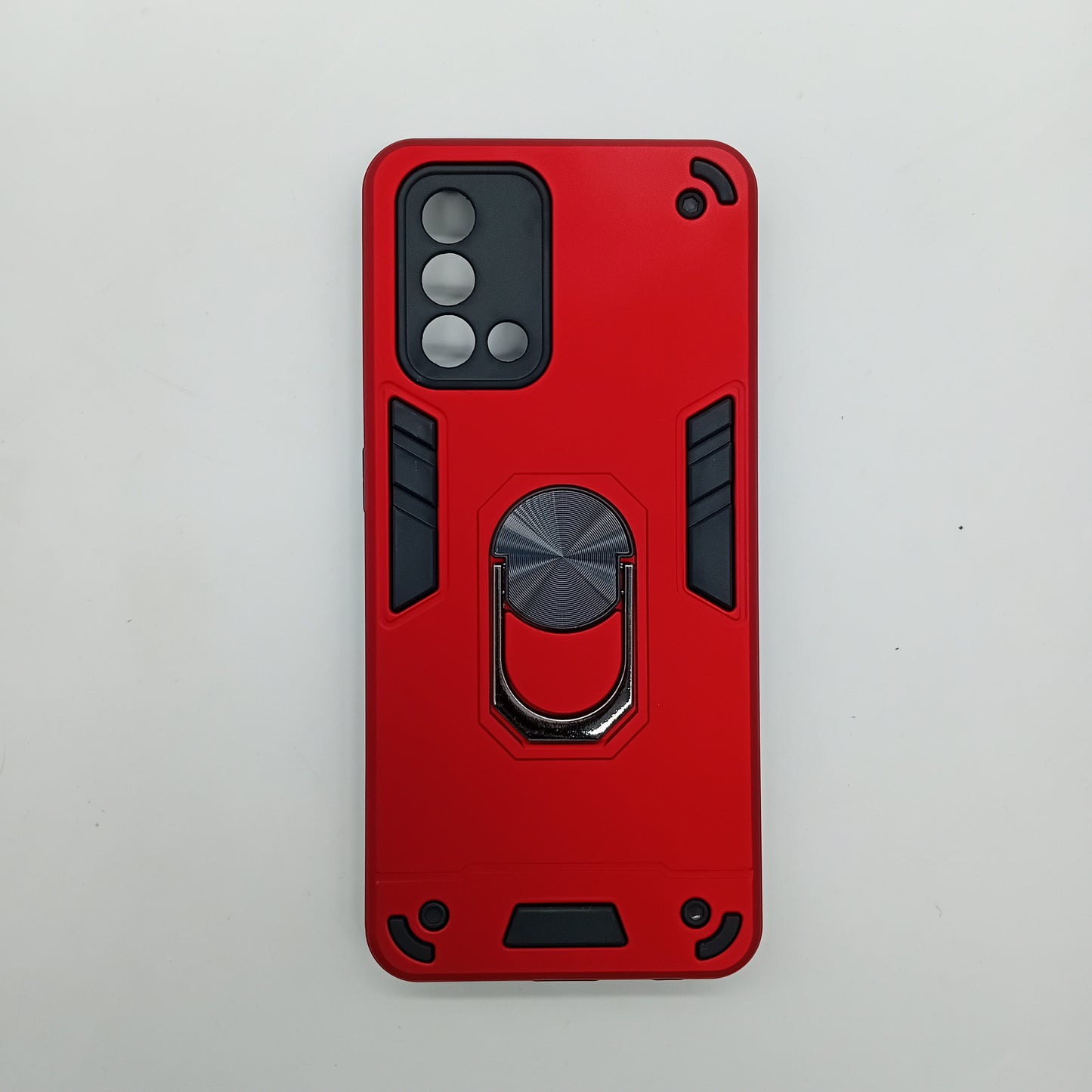 OPPO F19 Hard PC Case with ring holder Shockproof Slim back Cover