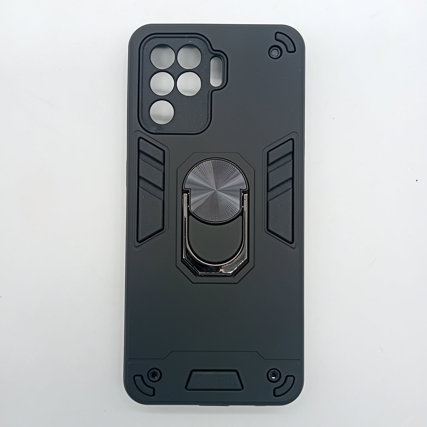 OPPO F19 Pro Hard PC Case with ring holder Shockproof Slim back Cover