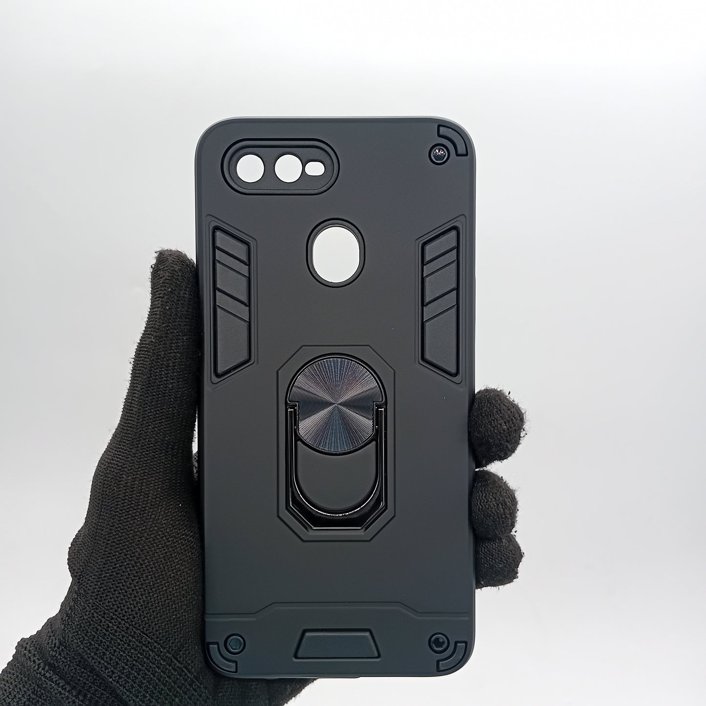 OPPO A5s Hard PC Case with ring holder Shockproof Slim back Cover