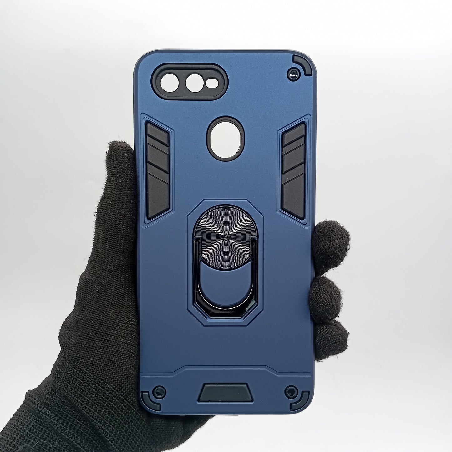 OPPO A5s Hard PC Case with ring holder Shockproof Slim back Cover