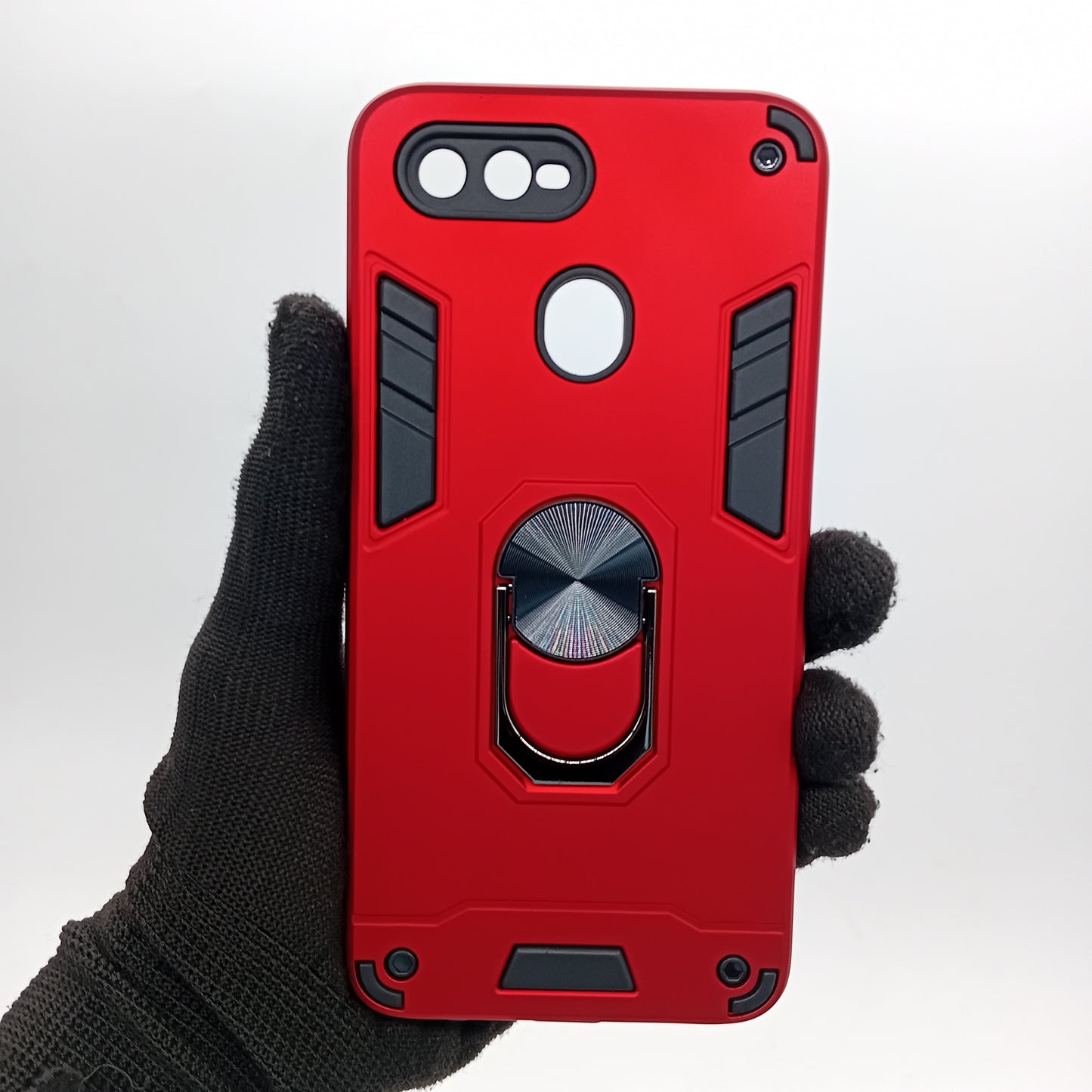 OPPO A5s Hard PC Case with ring holder Shockproof Slim back Cover