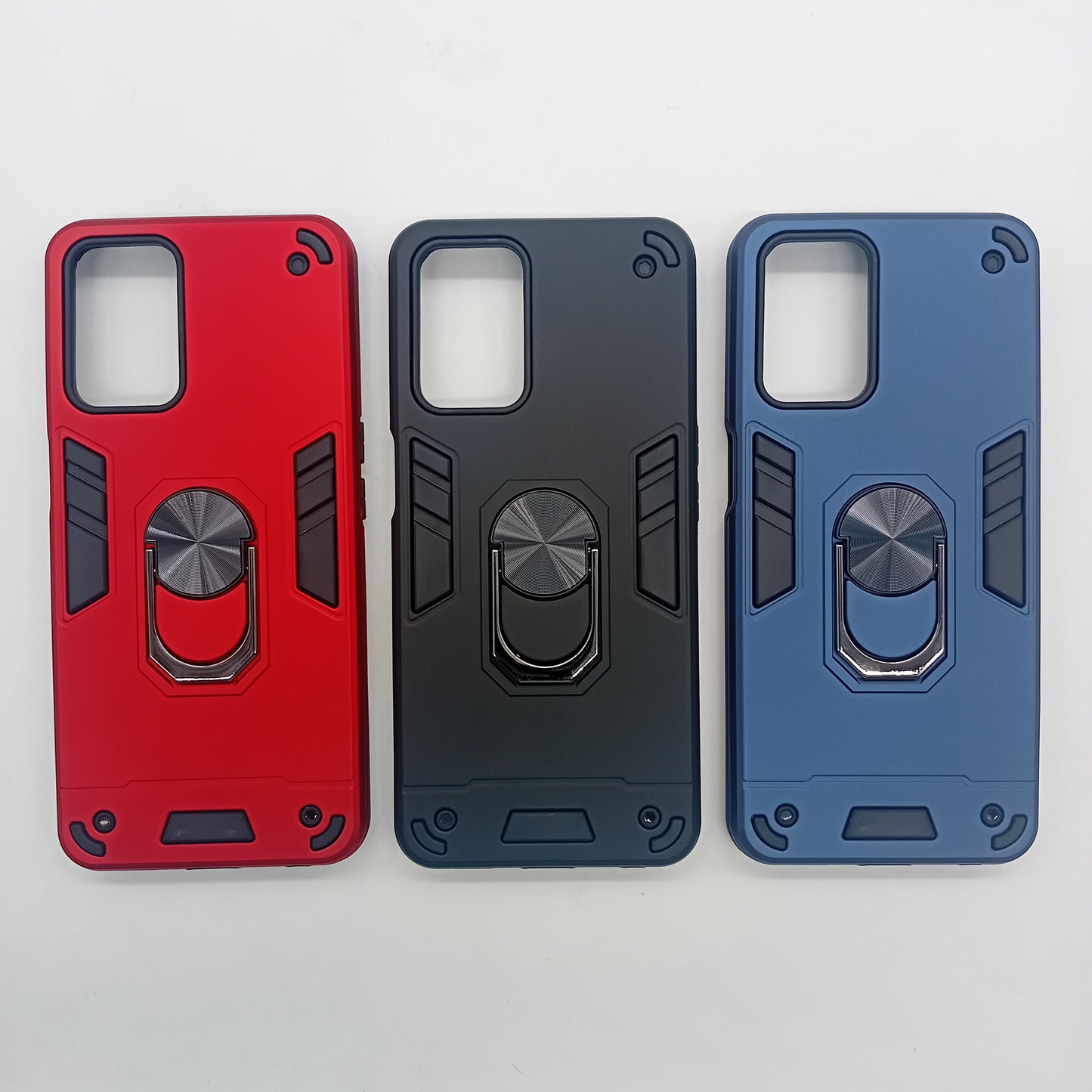 OPPO A54 Hard PC Case with ring holder Shockproof Slim back Cover