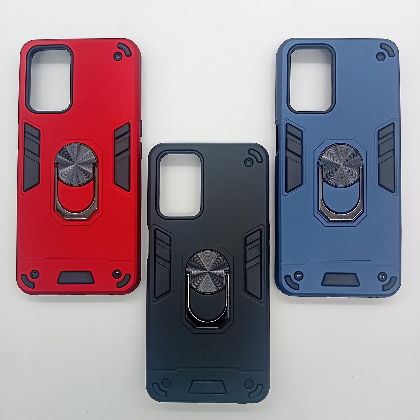 OPPO A54 Hard PC Case with ring holder Shockproof Slim back Cover