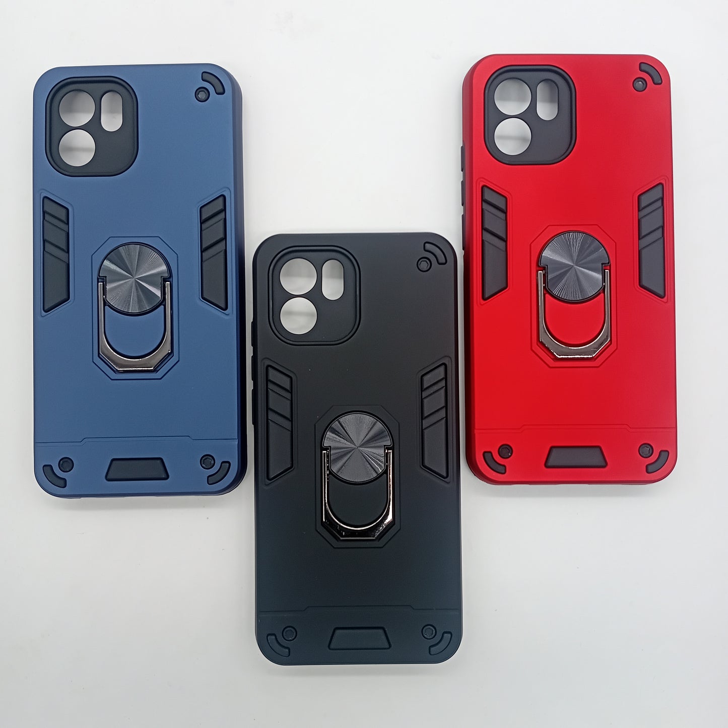 Redmi A1 Hard PC Case with ring holder Shockproof Slim back Cover