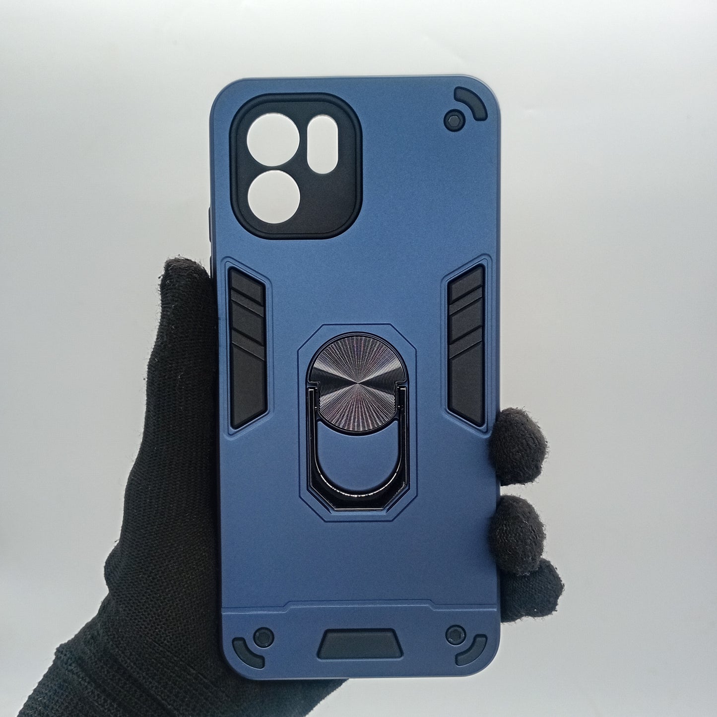 Redmi A1 Hard PC Case with ring holder Shockproof Slim back Cover