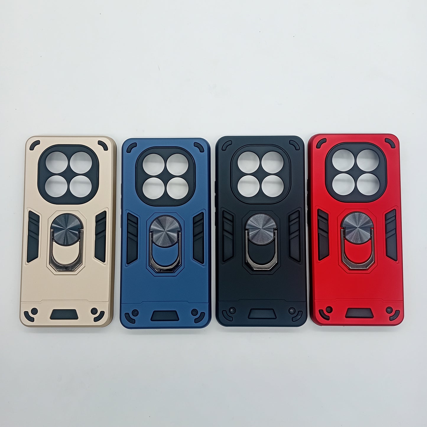 Redmi Note 14 Pro Hard PC Case with ring holder Shockproof Slim back Cover