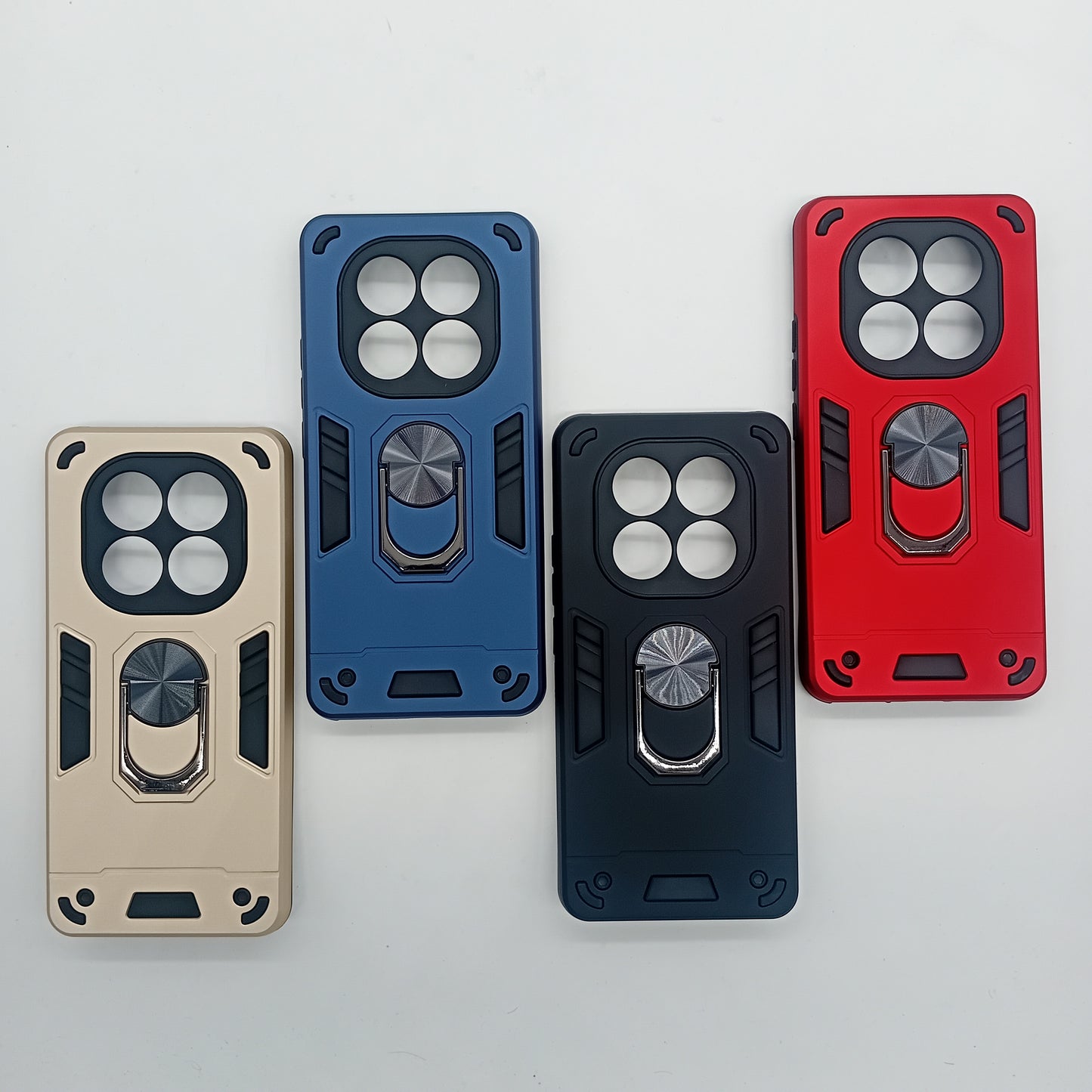 Redmi Note 14 Pro Hard PC Case with ring holder Shockproof Slim back Cover