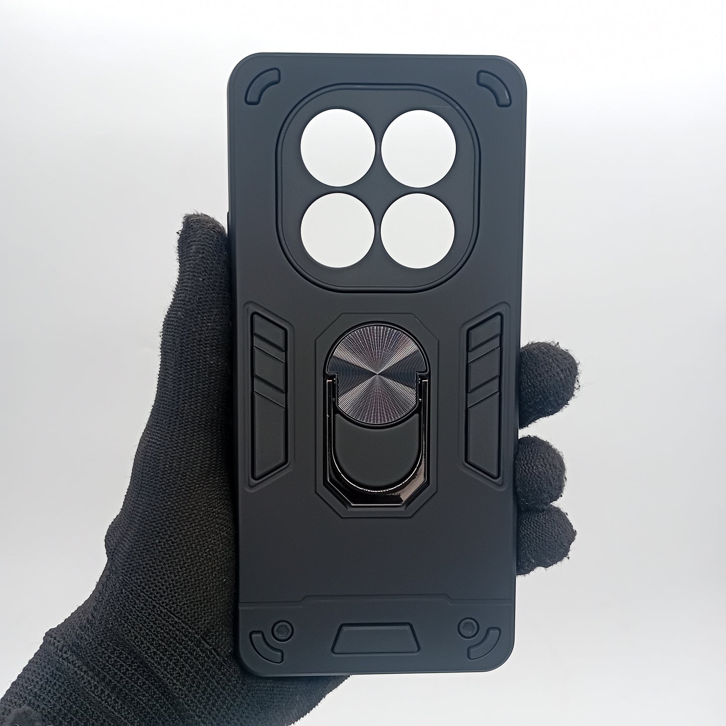 Redmi Note 14 Pro Hard PC Case with ring holder Shockproof Slim back Cover