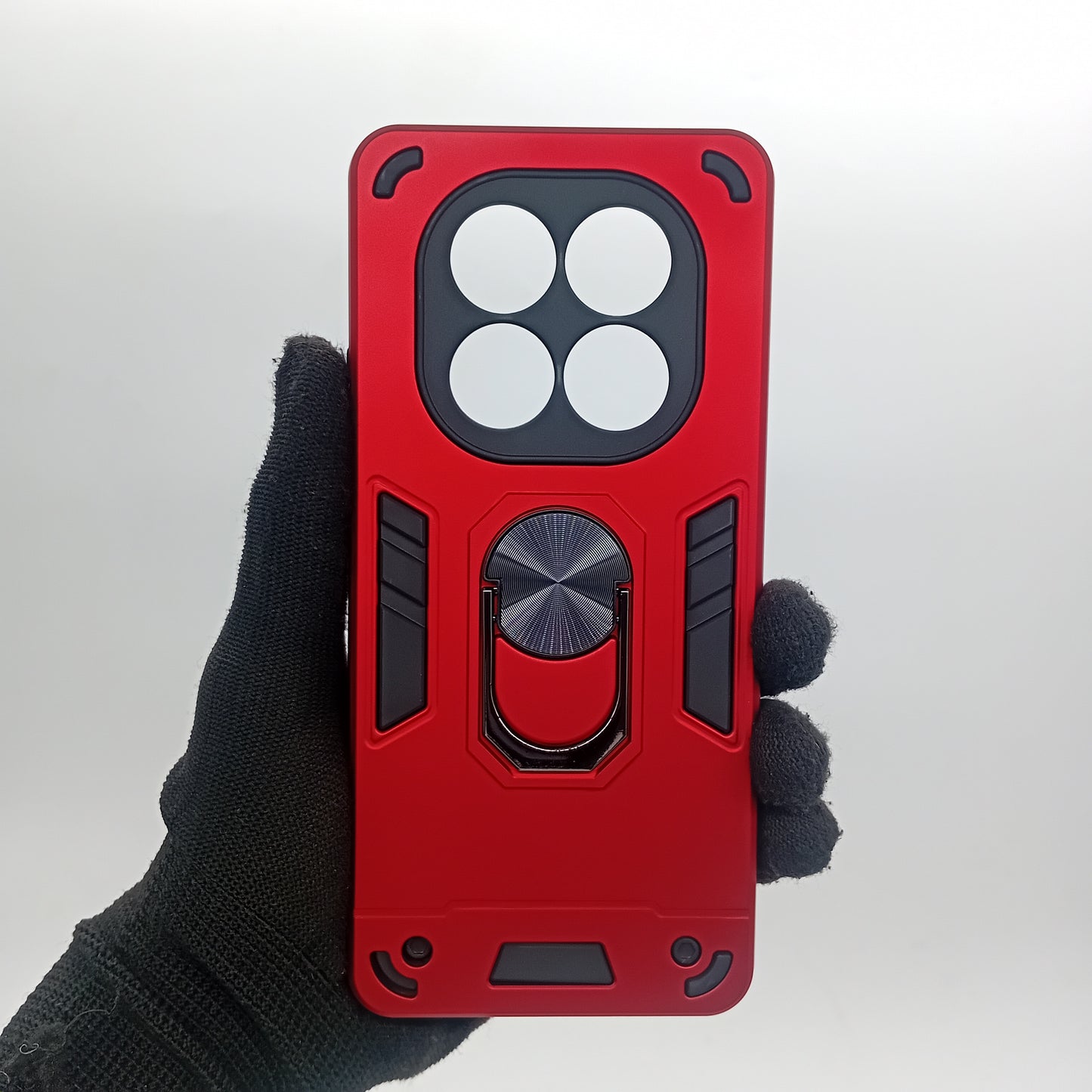 Redmi Note 14 Pro Hard PC Case with ring holder Shockproof Slim back Cover