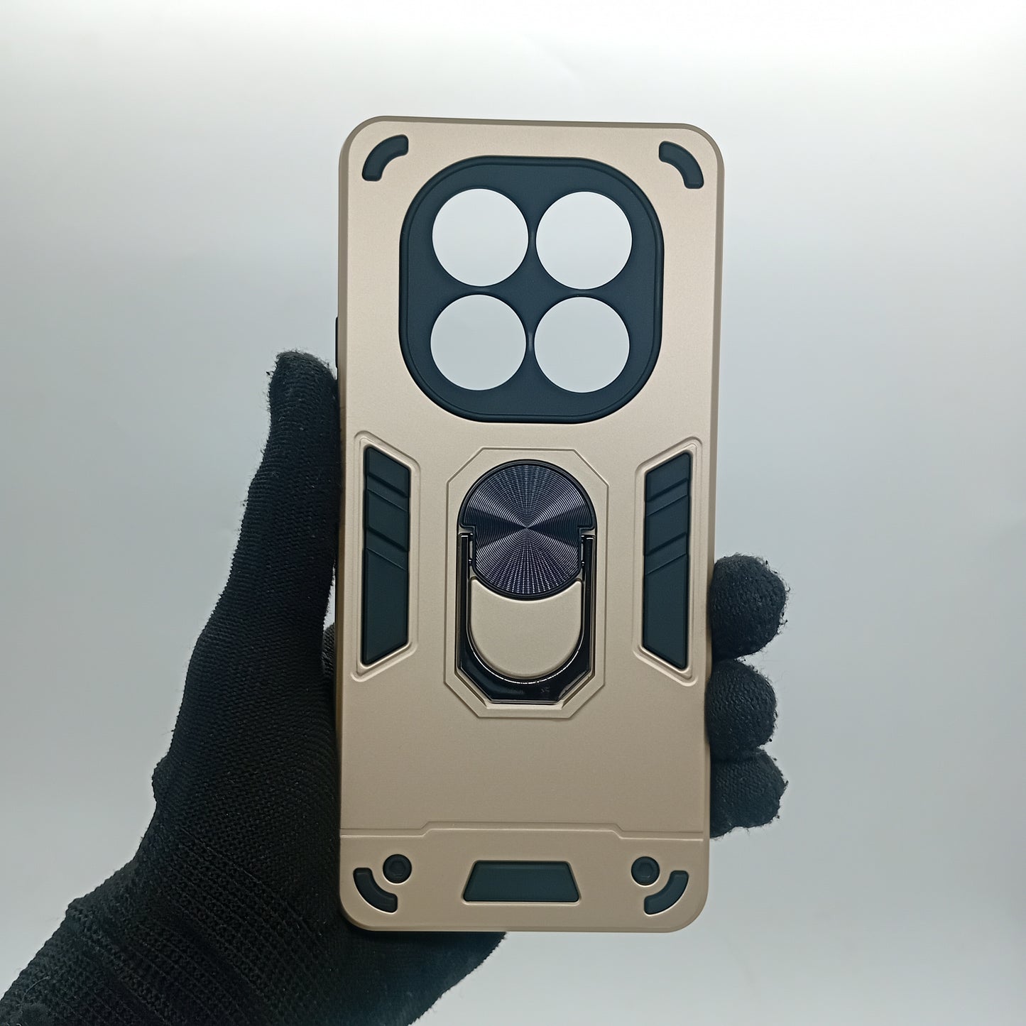 Redmi Note 14 Pro Hard PC Case with ring holder Shockproof Slim back Cover