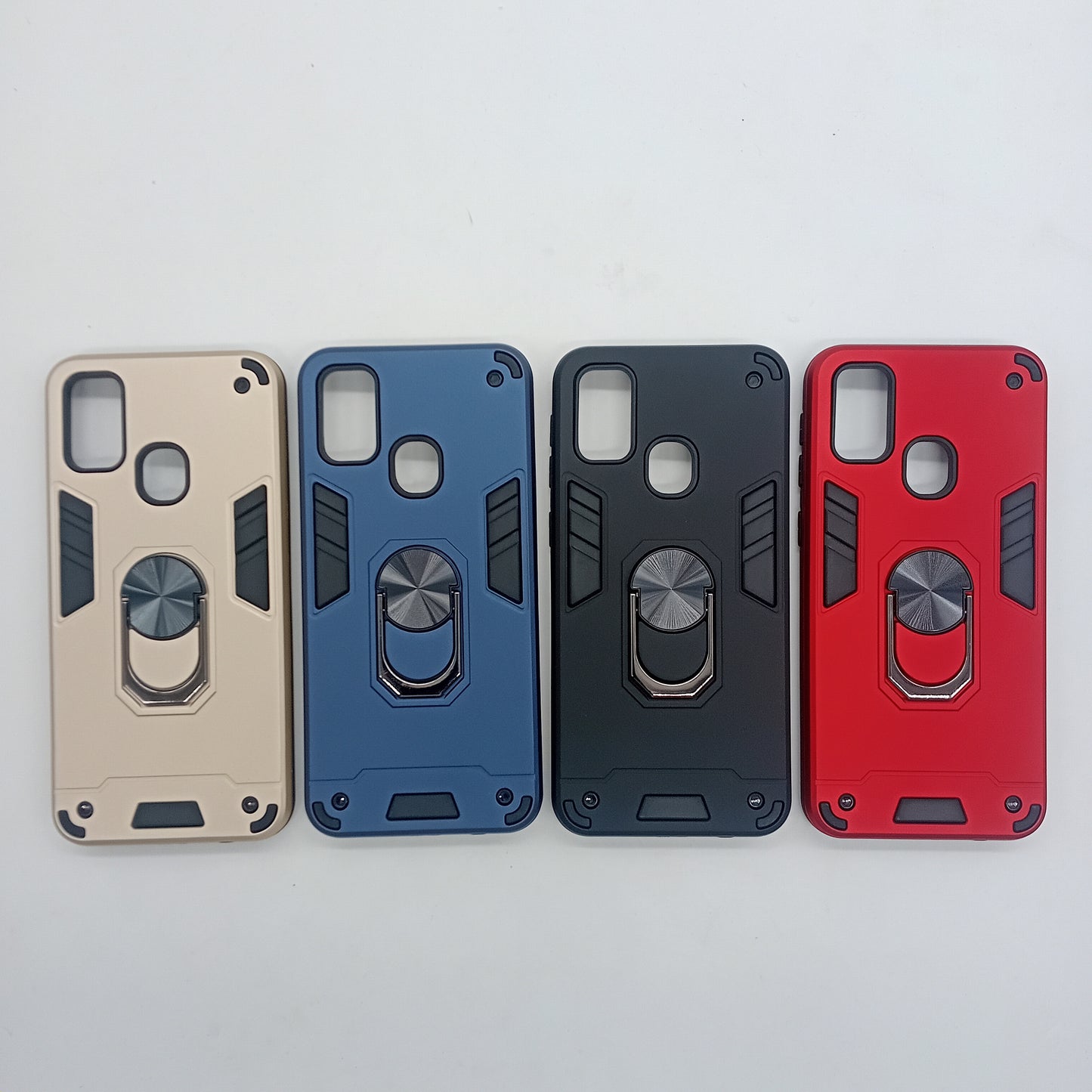 Samsung M21 Hard PC Case with ring holder Shockproof Slim back Cover