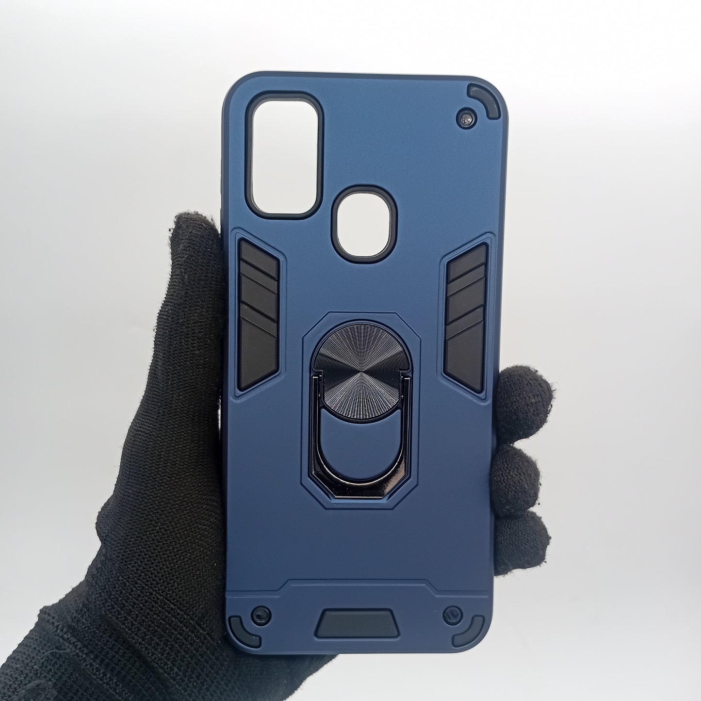 Samsung M21 Hard PC Case with ring holder Shockproof Slim back Cover