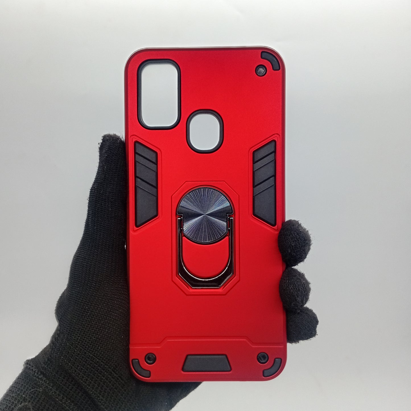 Samsung M21 Hard PC Case with ring holder Shockproof Slim back Cover