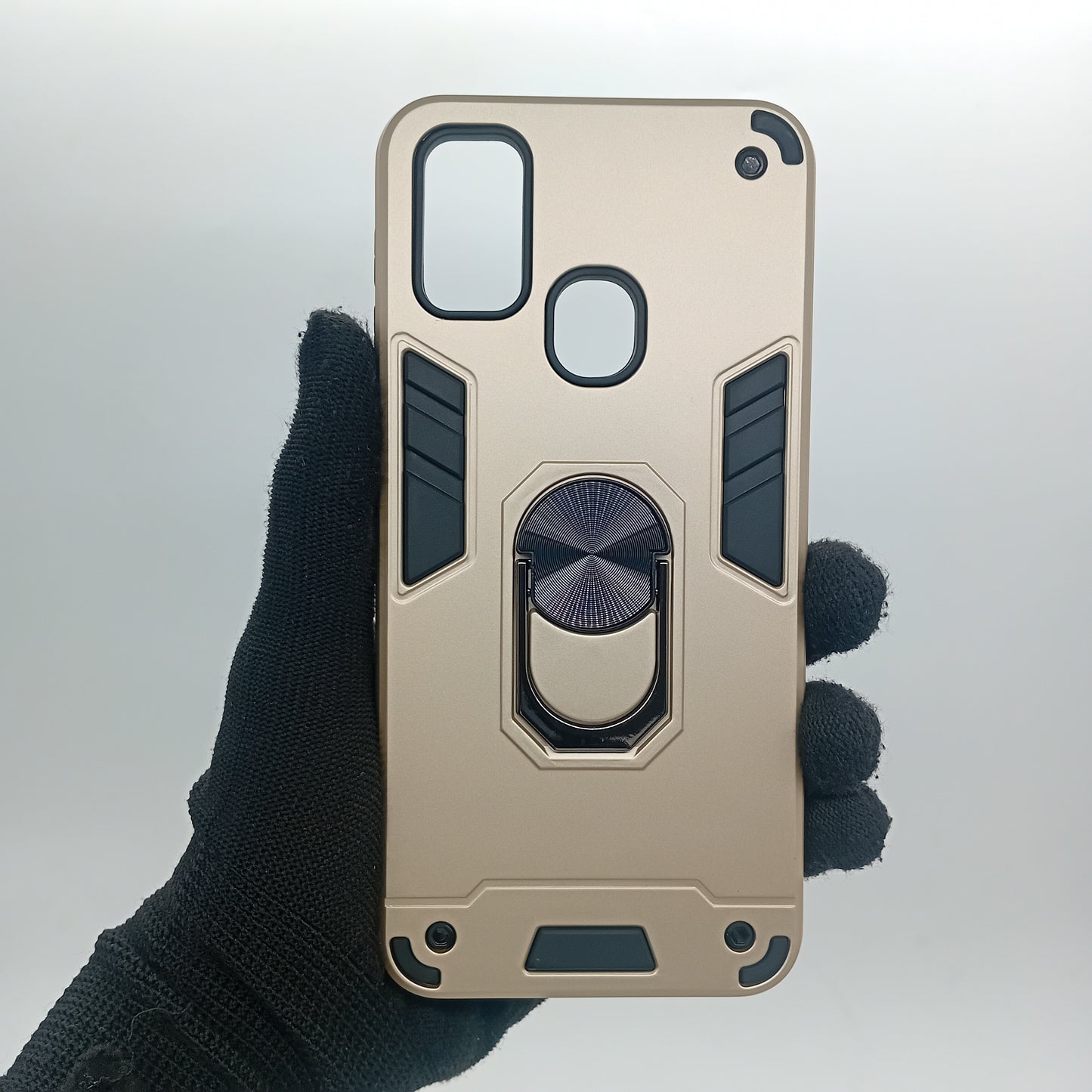 Samsung M21 Hard PC Case with ring holder Shockproof Slim back Cover