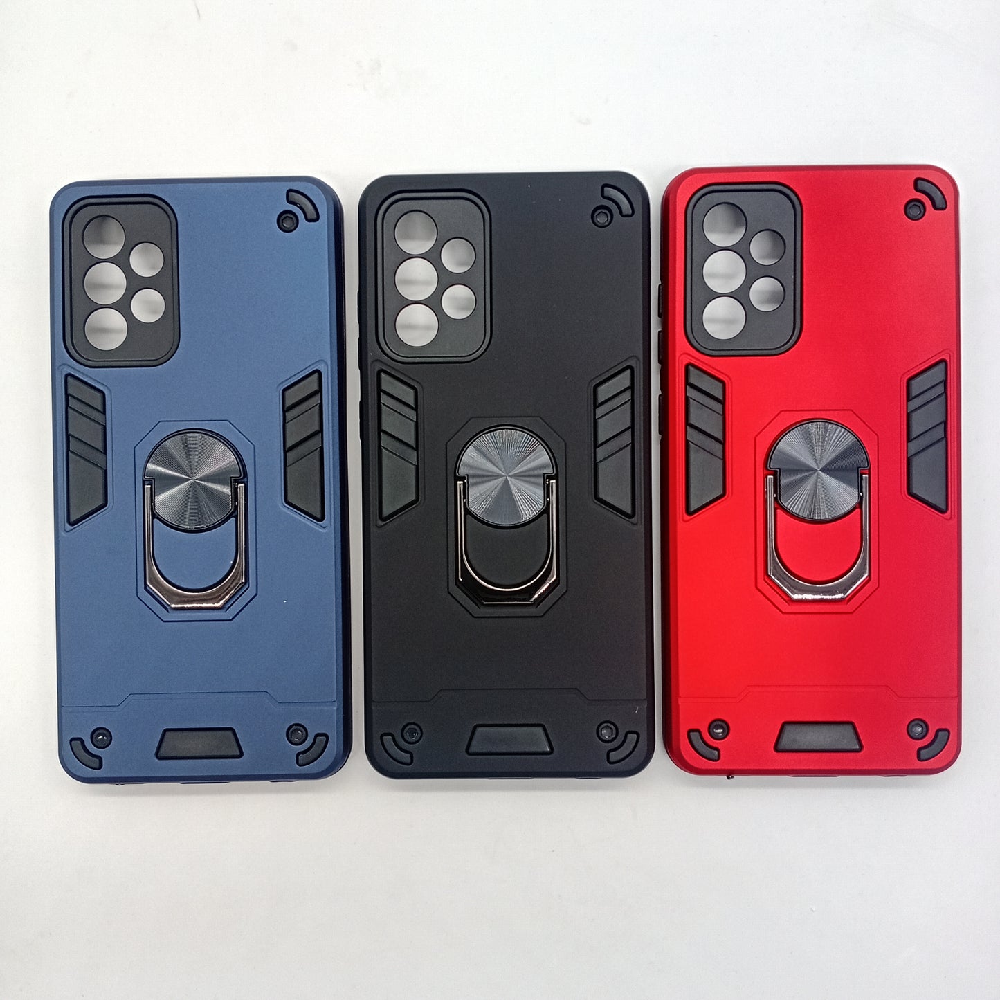 Samsung A72 Hard PC Case with ring holder Shockproof Slim back Cover