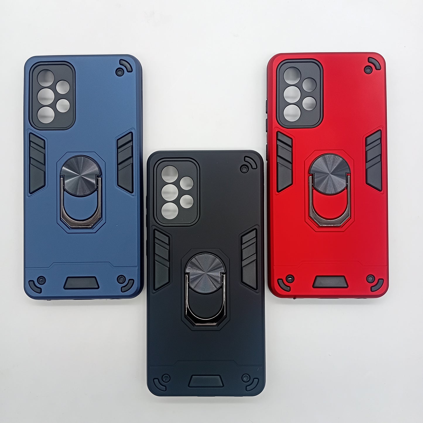 Samsung A72 Hard PC Case with ring holder Shockproof Slim back Cover