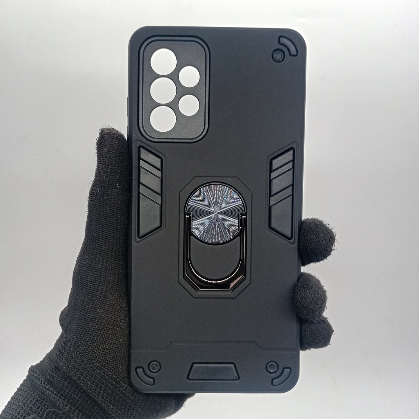 Samsung A72 Hard PC Case with ring holder Shockproof Slim back Cover