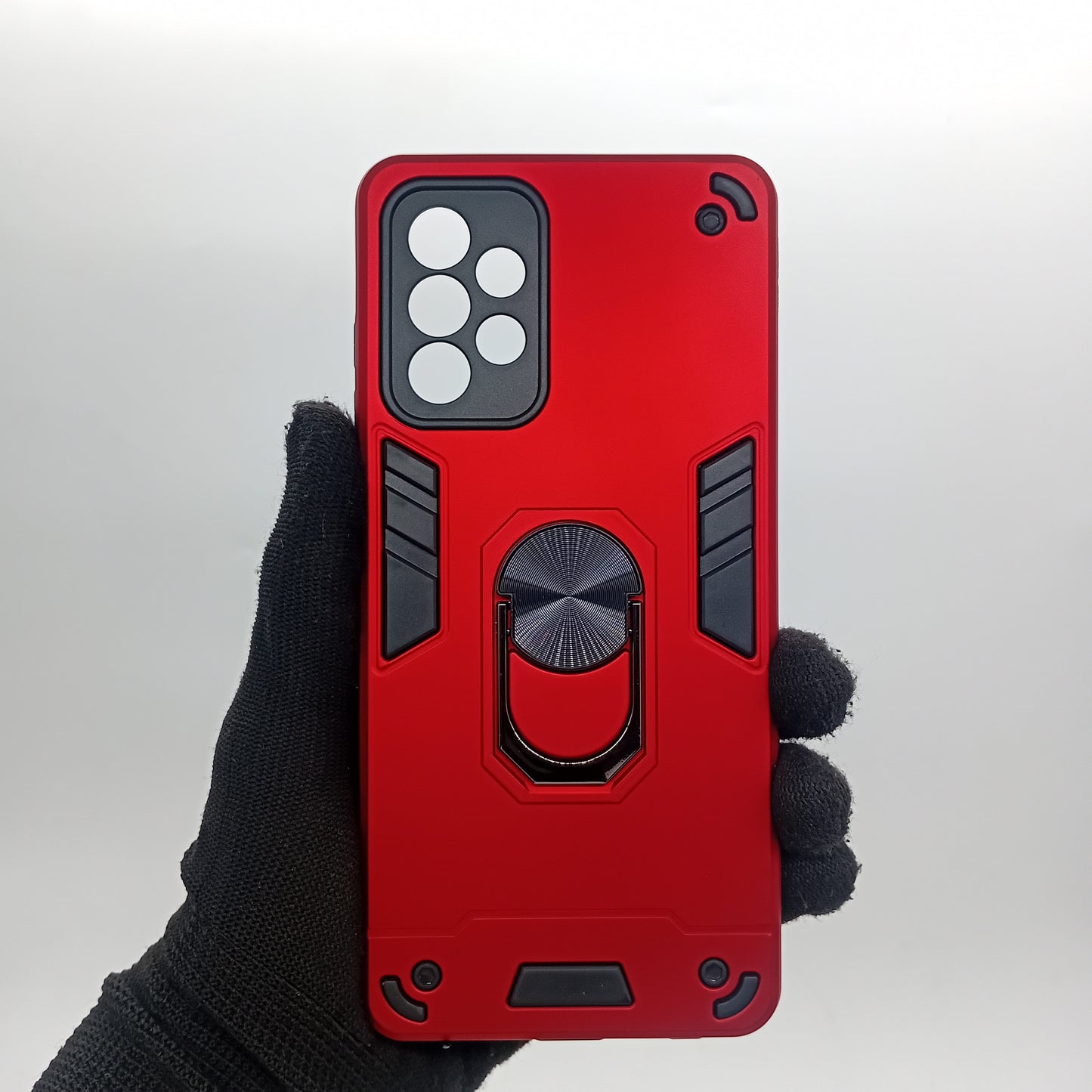 Samsung A72 Hard PC Case with ring holder Shockproof Slim back Cover