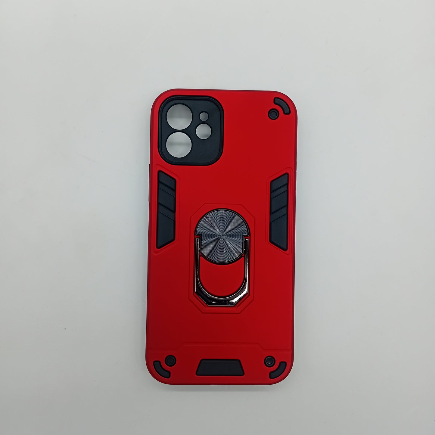iPhone 12 Hard PC Case with ring holder Shockproof Slim back Cover
