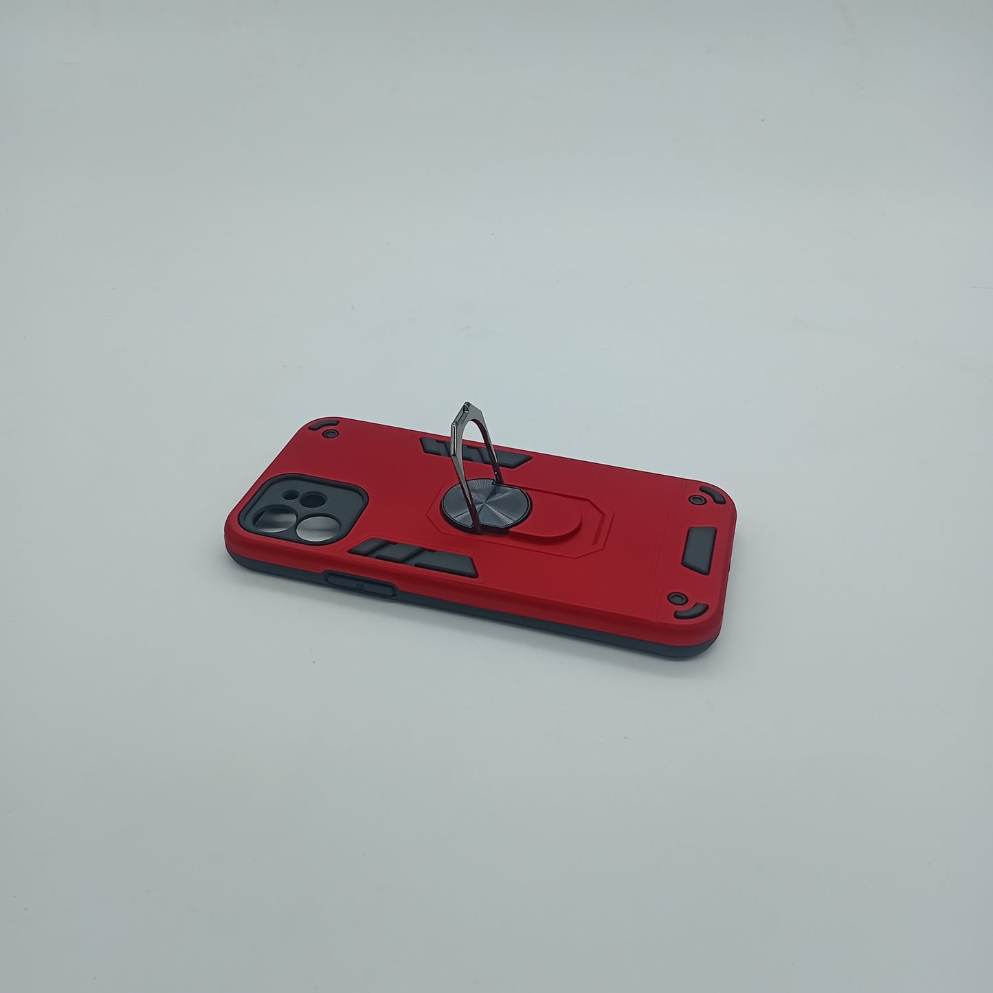iPhone 12 Hard PC Case with ring holder Shockproof Slim back Cover