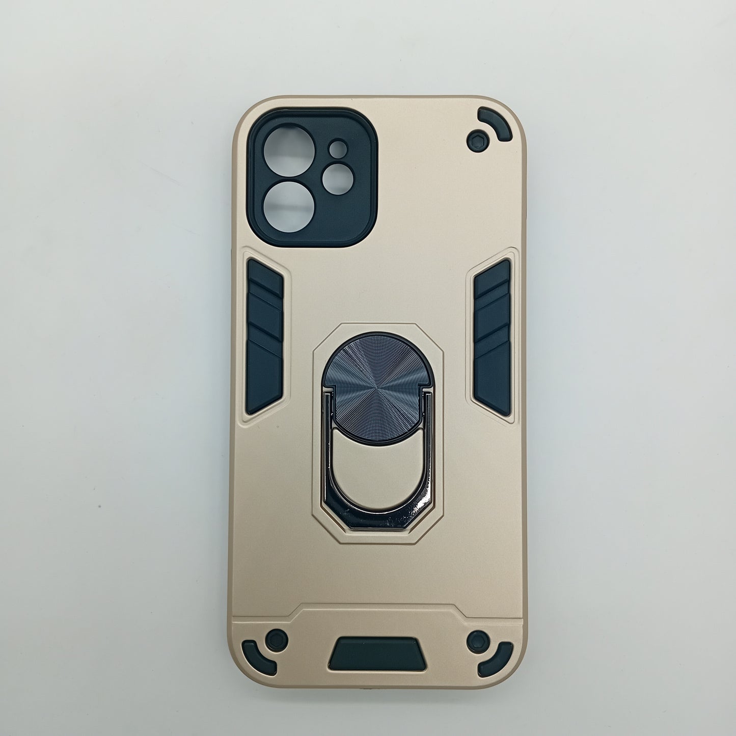 iPhone 12 Hard PC Case with ring holder Shockproof Slim back Cover