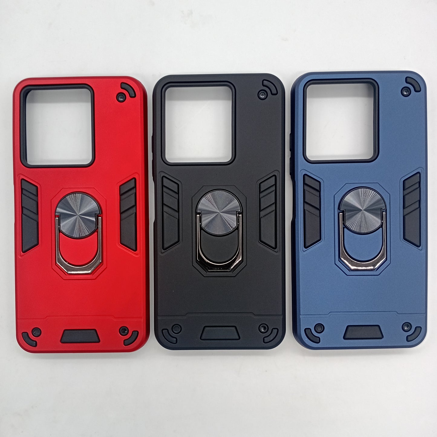 ZTE A54 Hard PC Case with ring holder Shockproof Slim back Cover