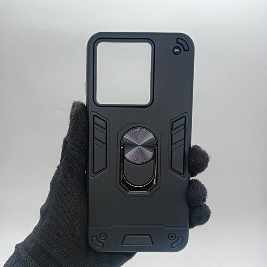 ZTE A54 Hard PC Case with ring holder Shockproof Slim back Cover