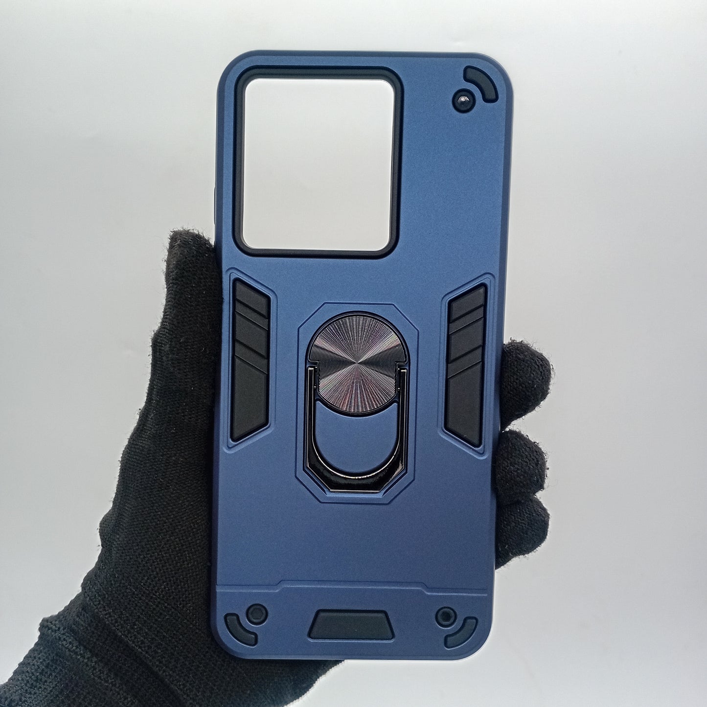 ZTE A54 Hard PC Case with ring holder Shockproof Slim back Cover