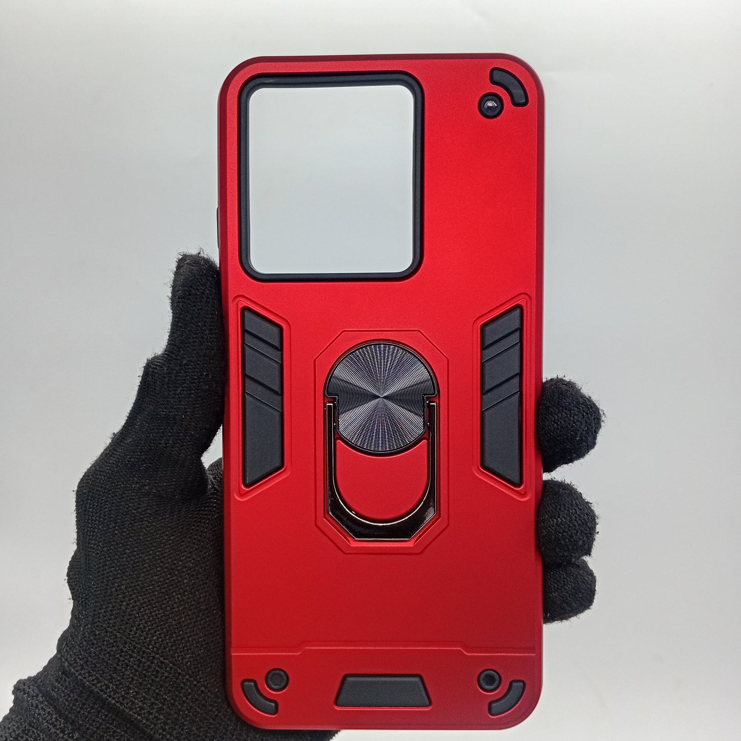 ZTE A54 Hard PC Case with ring holder Shockproof Slim back Cover