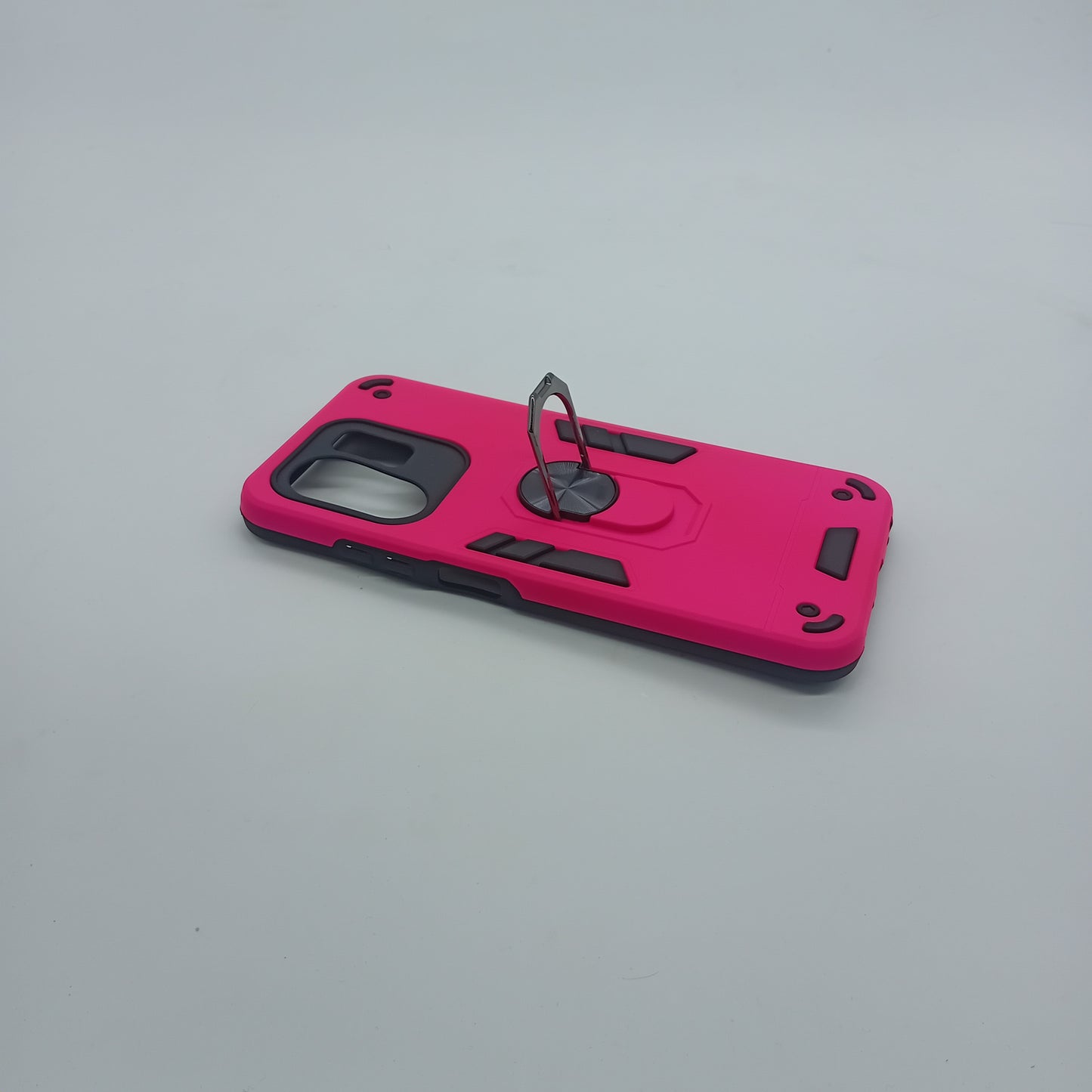 infinix Hot 50i Hard PC Case with ring holder Shockproof Slim back Cover