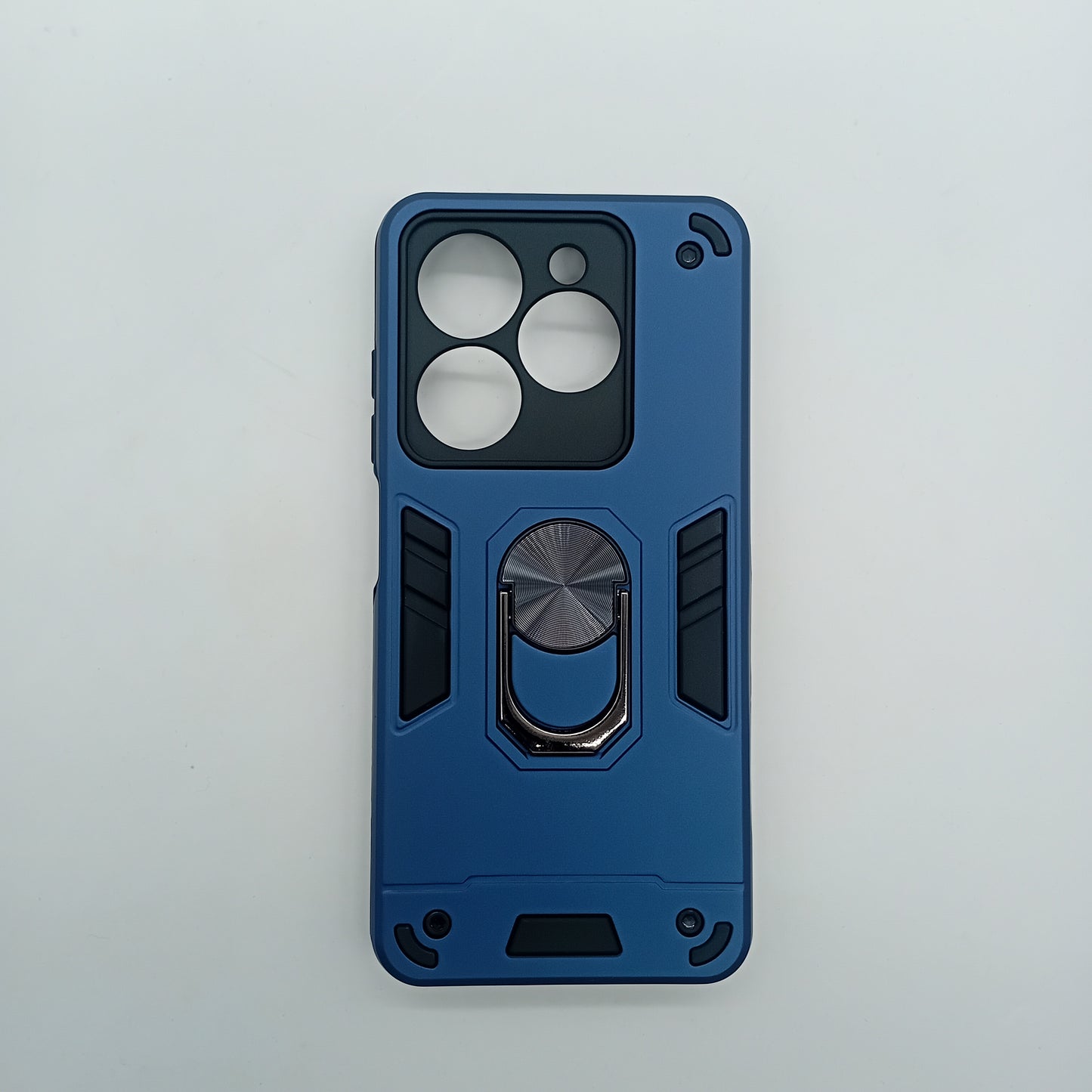 infinix Smart 8 Hard PC Case with ring holder Shockproof Slim back Cover