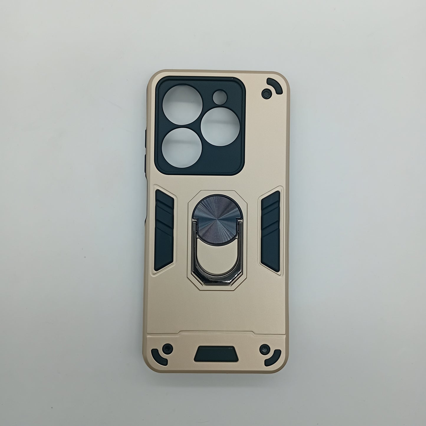 infinix Smart 8 Hard PC Case with ring holder Shockproof Slim back Cover