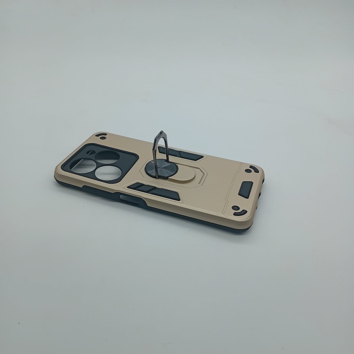 infinix Smart 8 Hard PC Case with ring holder Shockproof Slim back Cover