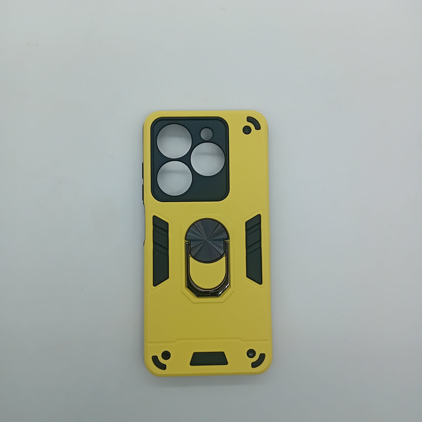 infinix Smart 8 Hard PC Case with ring holder Shockproof Slim back Cover