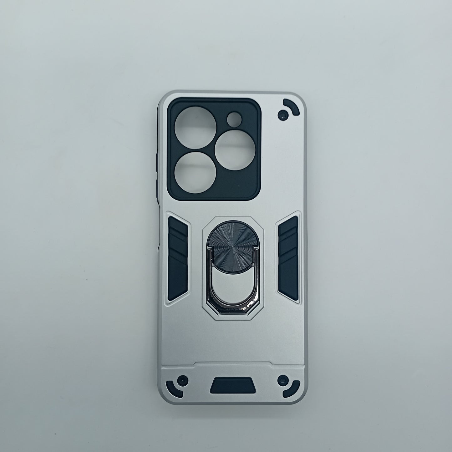 infinix Smart 8 Hard PC Case with ring holder Shockproof Slim back Cover