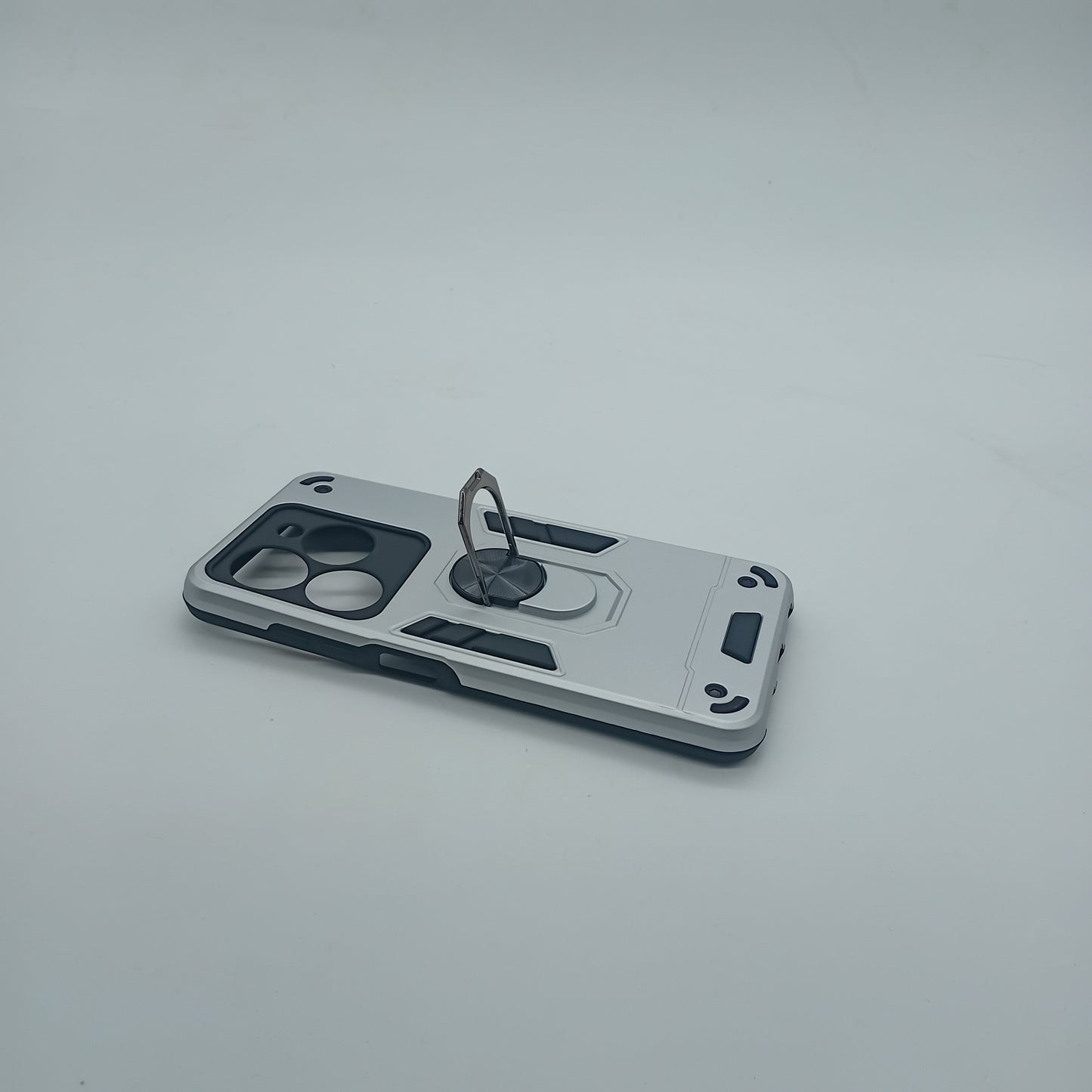 infinix Smart 8 Hard PC Case with ring holder Shockproof Slim back Cover