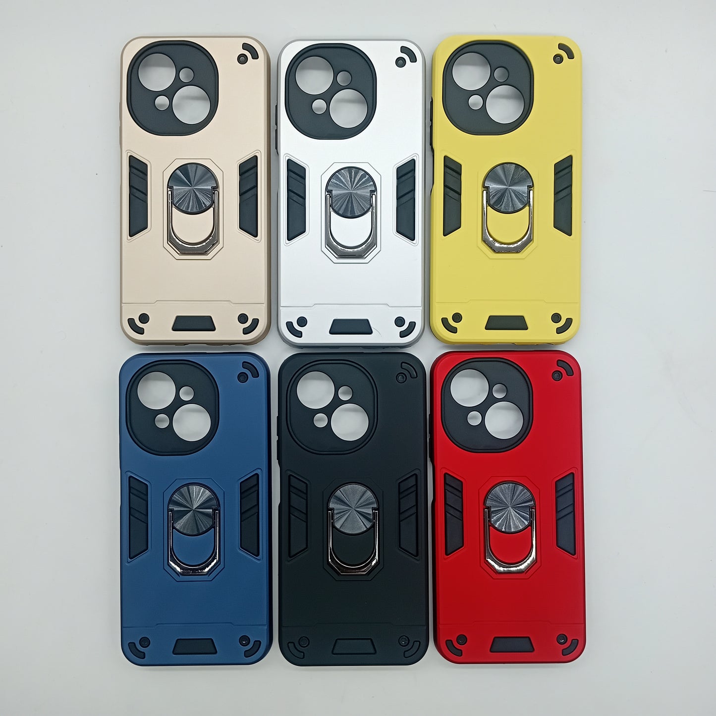 Tecno SPARK GO 2025 Hard PC Case with ring holder Shockproof Slim back Cover