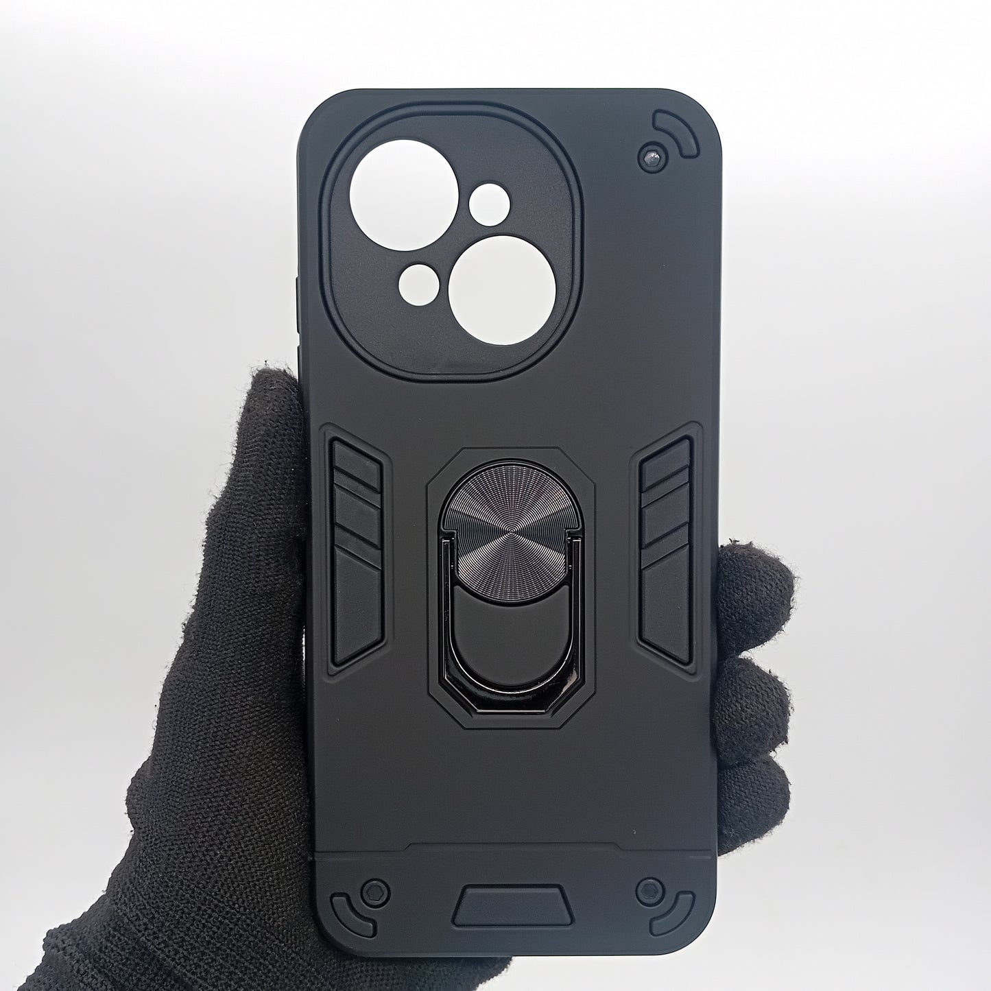 Tecno SPARK GO 2025 Hard PC Case with ring holder Shockproof Slim back Cover