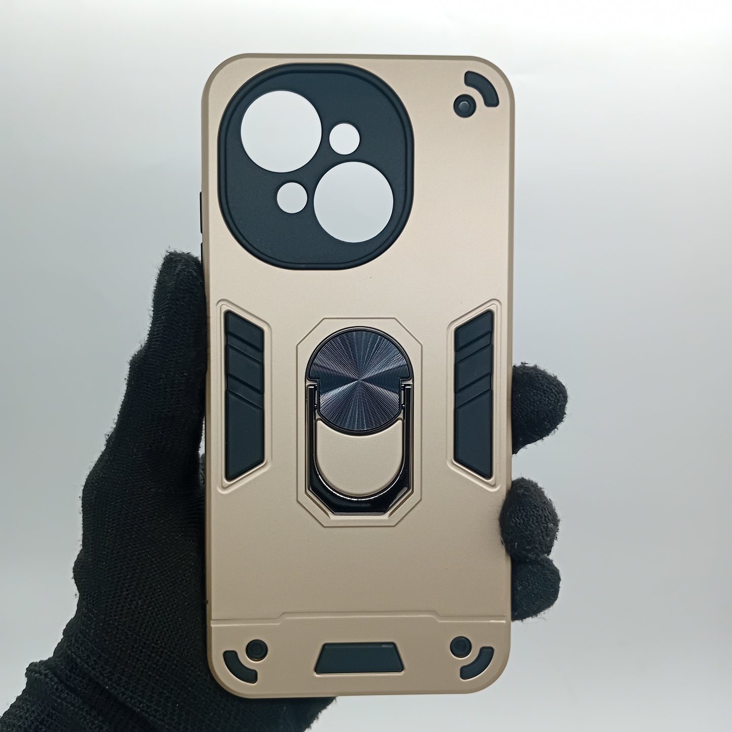 Tecno SPARK GO 2025 Hard PC Case with ring holder Shockproof Slim back Cover