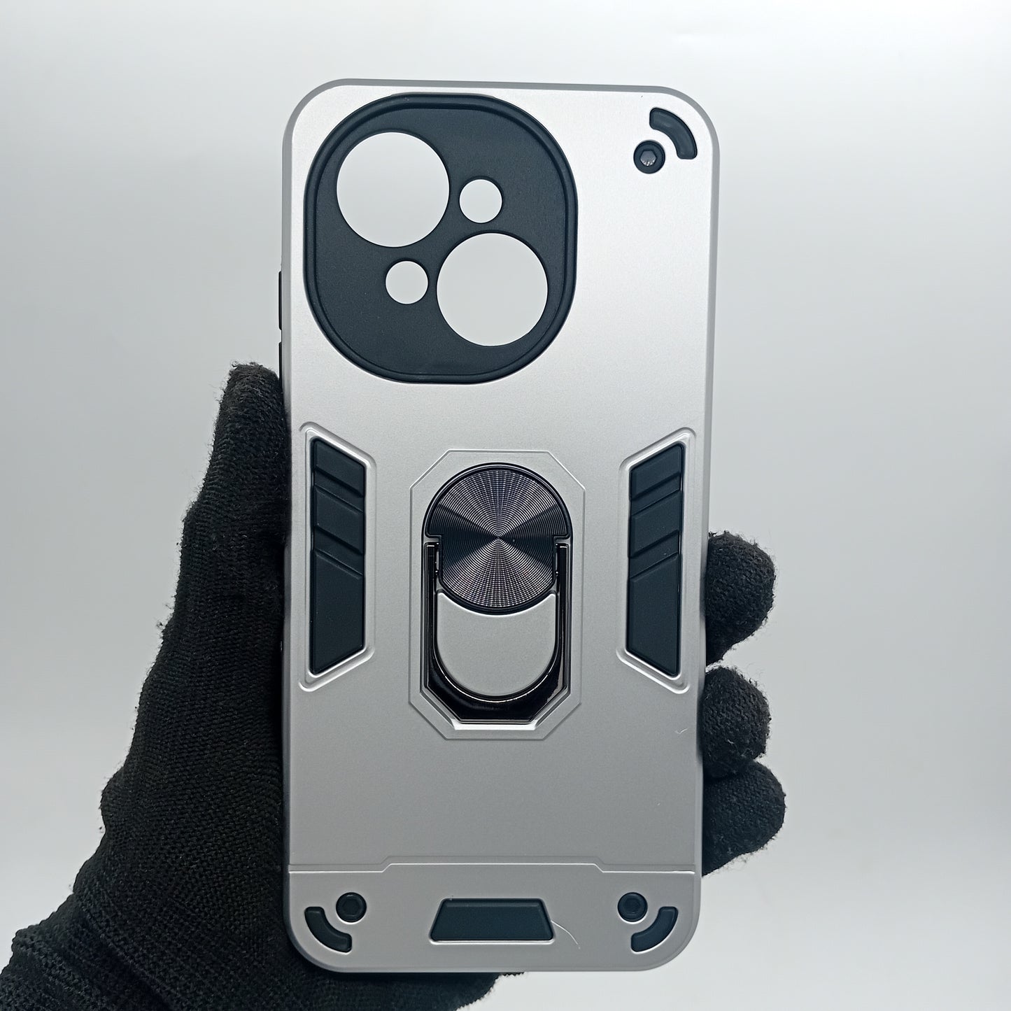 Tecno SPARK GO 2025 Hard PC Case with ring holder Shockproof Slim back Cover